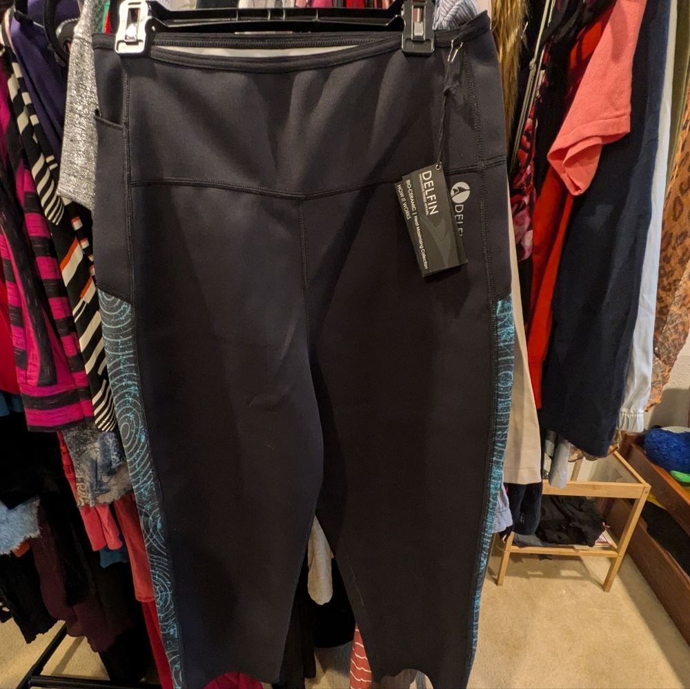 Delfin Bio Ceramic Heat Moisturizing Leggings XL